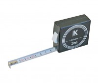 Tape measure 5m ČSN 251146 calibrated, KMITEX