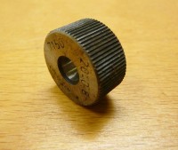 Knurling wheel dia. 20mm straight 0.8 , CSN 227150