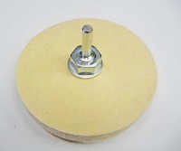 Felt disc 100mm with mandrel