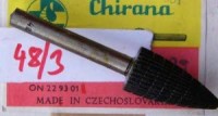 Technical milling cutter 48/4 HSS with cylindrical shank, Chirana