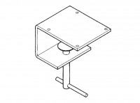 Clamp for machine lamps, J-C02