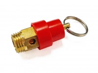 Safety pressure relief valve 1/4 "G, adjustable 8-12bar, red