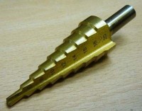 Step drill for metal 6-38mm with HSS TiN coating, PROTECO