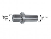 Reduction 19mm(3/4 ") for core drills - with cone B16, Karnasch