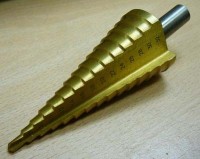 Step drill for metal 4-32mm with HSS TiN coating, PROTECO