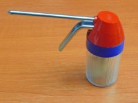 Plastic oiler with a simple pump - 80ml, LUKO