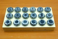 Set of collets ER32 - 3-20mm(18pcs), accuracy 0.015mm, DIN6499B