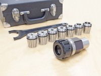 ER40 collet chuck with hexagon collet set, VFV-40H