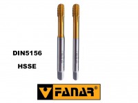 Forming tap G - HSSE TiN SR, DIN5156, FANAR