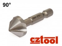 Countersink 90° HSS with hex shank - bit with quick clamping , CZTOOL